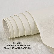 Self-Adhesive Leather Repair Patch for Sofa Car Seat Bag - 11.8x54 Inch Vinyl Furniture Scratch Cover Tape - No Glue Needed Easy Peel \u0026 Stick Damask Fix